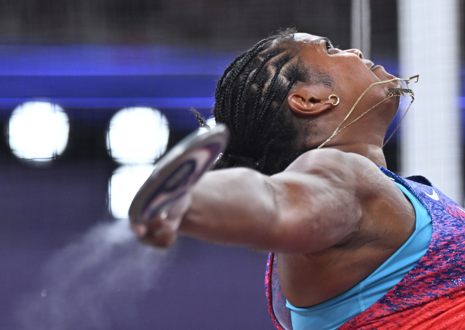 冠军美国选, 铁饼决赛在 冠军美国选, 铁饼决赛在