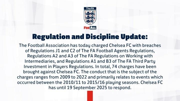 年至, 项财务指控